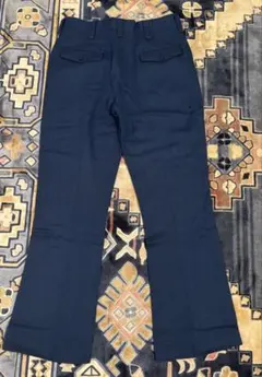 80s HAGGAR MUSTANG KNITS スラックス フレアパンツ