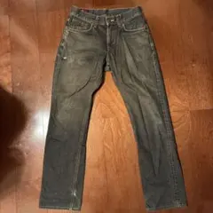 JOHN BULL ブラックデニムパンツ 色落ち風 ムラ 古着屋購入 - メルカリ