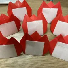 折り紙 チューリップ8個セット