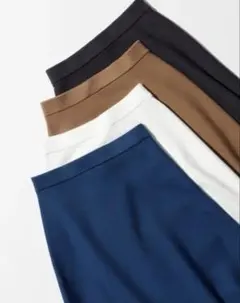 ウォッシャブルミラノリブフレアスカート