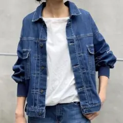 美品❤️人気商品❤️BEARDSLEY ビアズリー 袖パフGジャン デニムジャケット