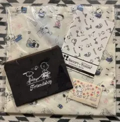 【新品・未使用品】スヌーピートートバッグポーチAOKI非売品