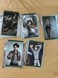 【非売品】進撃の巨人　リヴァイ　ガラポン　ビジュアルシート　C賞