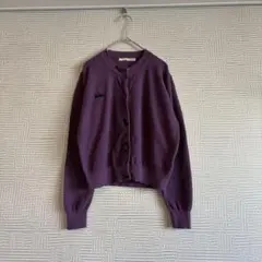 《美品》peu pres☆MURMUR装飾品刺繍カーディガン カシミヤ混のサムネイル