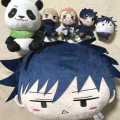 （新品未使用）呪術廻戦 ぬいぐるみ 6点セット 両面宿儺 伏黒恵 狗巻棘 パンダ