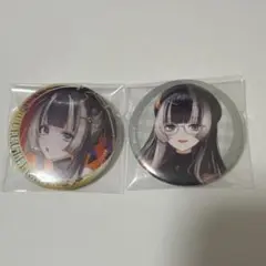 ホロライブ　ローソン　缶バッジ　儒烏風亭らでん