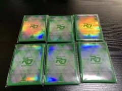 【遊戯王】遊戯王の日　ラッシュデュエル　スリーブ　緑6個
