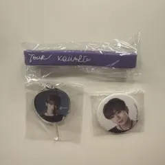INI XQUARE カプセルトイ ラバーバンド ミニうちわ 缶バッチ 許豊凡