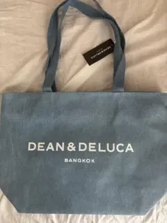 DEAN & DELUCA バンコク エコバッグ ブルー　デニム生地