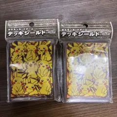 ピカチュウがいっぱい デッキシールド 32枚入り×2セット ポケモンカードゲーム