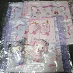 マイメロディクロミ当たりくじ　マスコット　７点セット