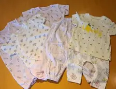 ベビーロンパース未使用3m　5点