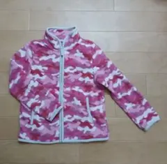 UNIQLO ピンク迷彩 フリースジャケット 120