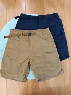ユニクロ　ギアパンツ　ギアショーツ　ナイロン　2枚セットM