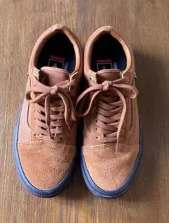 Vans POP CUSH ブラウン スエード スニーカー　24.5cm