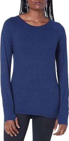 シャツ ブラッシュド テックウェア クルーネック ストレッチ L