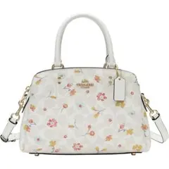 交渉可coach花柄ショルダーバッグ