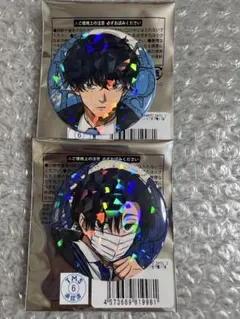 サカモトデイズ　勢羽夏生　勢羽真冬　ホログラム缶バッジ　バトル×スーツver.