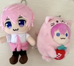 すとぷりさとみぬいぐるみ キーホルダー2個セット すとぷりさとみぬいぐるみ キーホルダー2個セット
