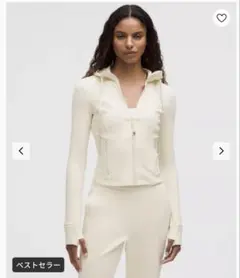 theredthread eyelet zip fit hoodie ivory