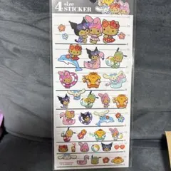 4サイズステッカー　サンリオキャラクターズ