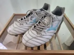 Mizuno モナルシーダネオ サッカーシューズ ホワイト/ブルー26.0