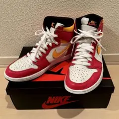 NIKE AIR JORDAN 1 RETRO HIGH レッド/ホワイト 27