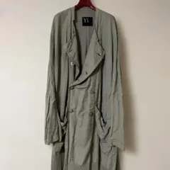 Y's Linen×Rayon ノーカラート レンチコート 3のサムネイル