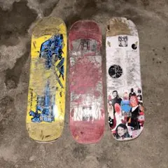 スケートボード廃デッキ　POLAR Skate Co. ファッキングオーサム