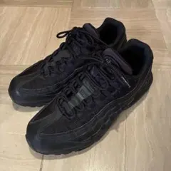 ナイキ エアマックス95 エッセンシャル ブラック 黒 24.5センチ NIKE AIR MAX 95 ESSENTIAL BLACK/BLACK-DARK GREY（ナイキ エア