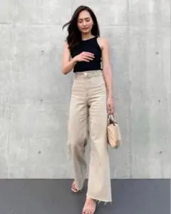 ZARA　マリンストレートパンツのサムネイル