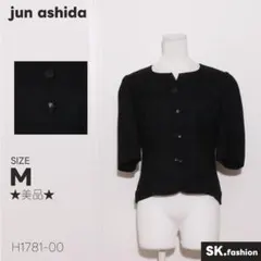 ★美品★jun ashida アウター　ノーカラージャケット　五分袖　フォーマル