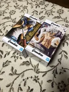 ワンピース フィギュア ルフィ ロー ２体 グランディスタ 人気 アニメ ニカ