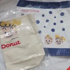 タオル　トートバッグ　ミスド　55 福袋　2025 原田治　ミスタードーナツ