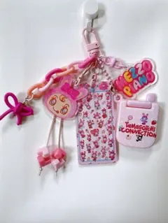 じゃらじゃらキーホルダー ピンクのサムネイル