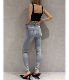 GYDA ウエストクロススキニーデニム XS