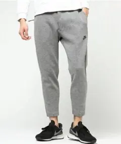 NIKE テックフリース クロップドパンツ M グレー 832121
