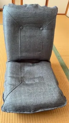 【新品・未使用】グレーリクライニング座椅子