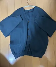 RAGEBLUE レイジブルー　ミラノリブニットカーディガン