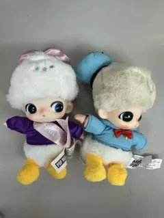 POP MART DIMOO ディズニー ぬいぐるみキーチェーン 2点セット