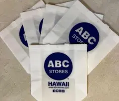 新品未使用　ABC ストア エコバッグ ホワイト　５枚