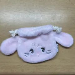 mikko characters フェイス巾着 Cammy ピンク