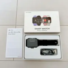 スマートウォッチDM60 1.83インチiPhone Android ブラック