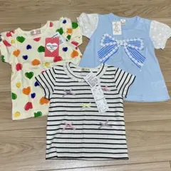 しまむら トップス 95 女の子 3枚セット