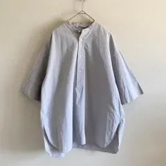 AURALEE WASHED FINX RIPSTOP CHAMBRAY シャツのサムネイル