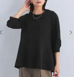UNITED ARROWS P ペプラム ショートスリーブ ニット - メルカリ