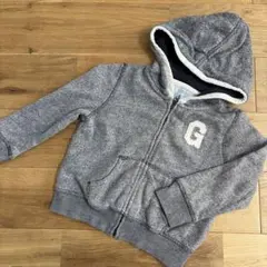 babyGap ジップアップパーカー グレー 90cm