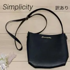 【訳あり】レディース 黒 ブラック サコッシュ スマホケース ショルダーバッグ