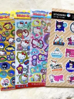 セリア♡Sanrio♡ハローキティ♡シール♡4点セット