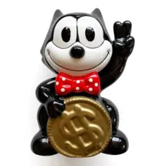 フィリックス・ザ・キャット felix the cat　1989　陶器　貯金箱 フィリックス・ザ・キャット（FELIX THE CAT） フィギュア 貯金箱 陶器